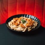 Penne cu pui crispy